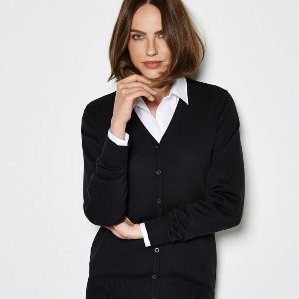 Women's Arundel v-neck cardigan long sleeve (classic fit) Thumbnail