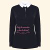 Women's long sleeve plain rugby shirt Thumbnail