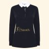 Women's long sleeve plain rugby shirt Thumbnail