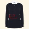 Women's long sleeve plain rugby shirt Thumbnail