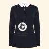 Women's long sleeve plain rugby shirt Thumbnail