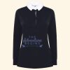 Women's long sleeve plain rugby shirt Thumbnail