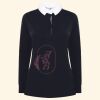 Women's long sleeve plain rugby shirt Thumbnail
