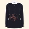 Women's long sleeve plain rugby shirt Thumbnail