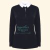Women's long sleeve plain rugby shirt Thumbnail