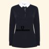 Women's long sleeve plain rugby shirt Thumbnail