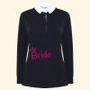 Women's long sleeve plain rugby shirt Thumbnail