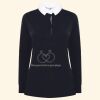 Women's long sleeve plain rugby shirt Thumbnail