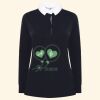 Women's long sleeve plain rugby shirt Thumbnail