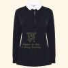 Women's long sleeve plain rugby shirt Thumbnail
