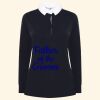 Women's long sleeve plain rugby shirt Thumbnail