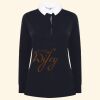 Women's long sleeve plain rugby shirt Thumbnail