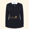 Women's long sleeve plain rugby shirt Thumbnail