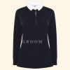 Women's long sleeve plain rugby shirt Thumbnail