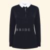 Women's long sleeve plain rugby shirt Thumbnail