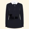 Women's long sleeve plain rugby shirt Thumbnail