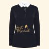 Women's long sleeve plain rugby shirt Thumbnail