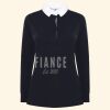Women's long sleeve plain rugby shirt Thumbnail