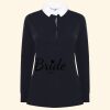 Women's long sleeve plain rugby shirt Thumbnail
