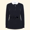 Women's long sleeve plain rugby shirt Thumbnail