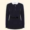Women's long sleeve plain rugby shirt Thumbnail