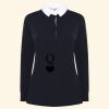Women's long sleeve plain rugby shirt Thumbnail