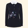 Women's long sleeve plain rugby shirt Thumbnail