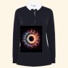 Women's long sleeve plain rugby shirt Thumbnail