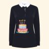 Women's long sleeve plain rugby shirt Thumbnail