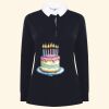 Women's long sleeve plain rugby shirt Thumbnail