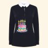 Women's long sleeve plain rugby shirt Thumbnail
