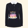 Women's long sleeve plain rugby shirt Thumbnail